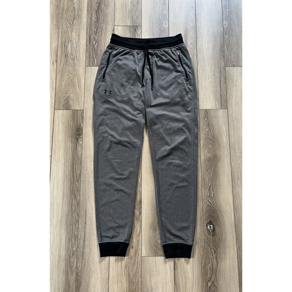 Under Armour Joggers Mens Small Gray Sportstyle Coldgear Loose Fit Sweatpants - Picture 1 of 9